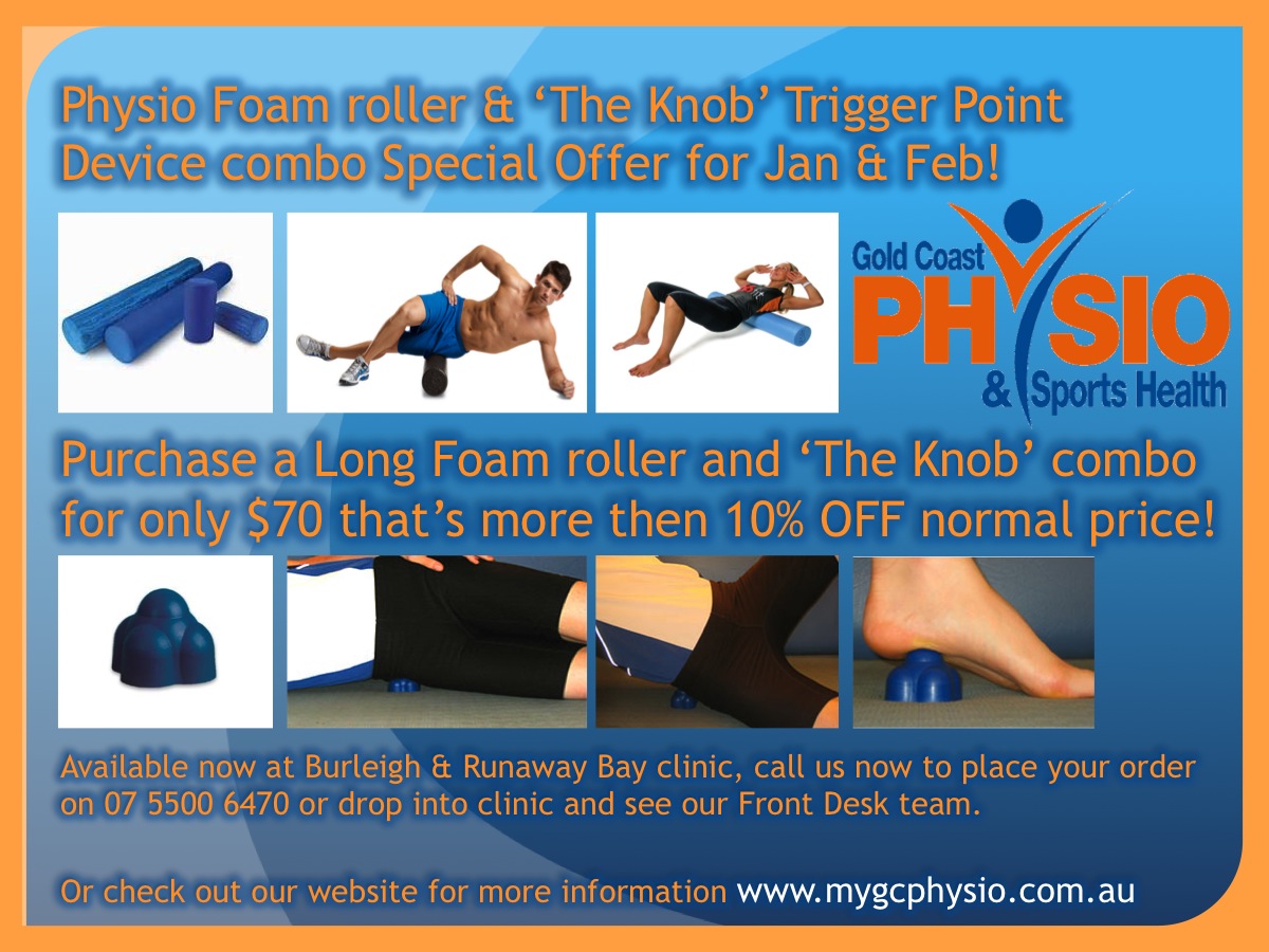 Foam Roller And The Knob Gold Coast Physio Sports Physio Sports Physio Massage Gold Coast 